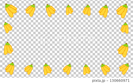 Banana frame_pixel art Banana frame_pixel art 130660971
