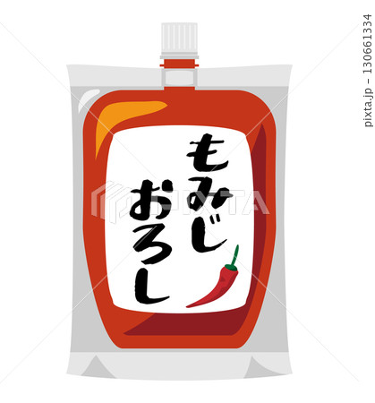 もみじおろしのイラスト もみじおろしのイラスト 130661334