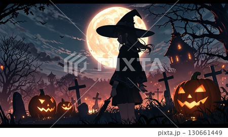 少女の魔女とハロウィン 少女の魔女とハロウィン 130661449