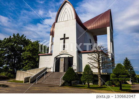 【北海道_函館】絵になる風景、元町教会群エリア 7月 130662047