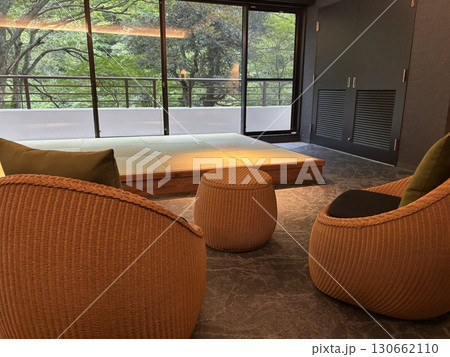 温泉旅館のラウンジ 温泉旅館のラウンジ 130662110