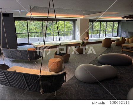 温泉旅館のラウンジ 温泉旅館のラウンジ 130662112