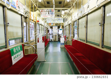 広島電鉄1900形の車内 広島電鉄1900形の車内 130662831