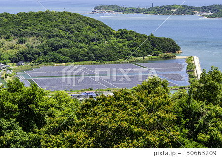 瀬戸内海　久々井太陽光発電所　岡山県岡山市 130663209