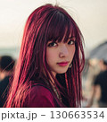 ストレートロングの女性 130663534
