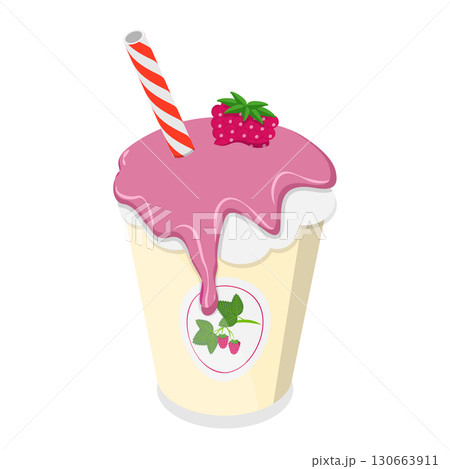 3D Isometric Flat Vector Set of Refreshing Drinks, Strawberry Drinks In An Elegant Arrangement For Enjoying Alone Or With Friends. Item 3 3D Isometric Flat Vector Set of Refreshing Drinks, Strawberry Drinks In An Elegant Arrangement For Enjoying Alone Or With Friends. Item 3 130663911