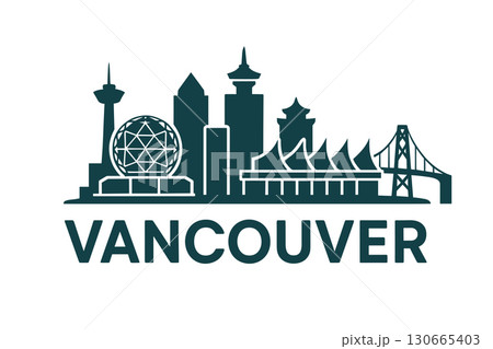 Vancouver skyline with Canada Place, Harbour Centre and modern towers Vancouver skyline with Canada Place, Harbour Centre and modern towers 130665403
