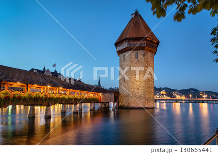 Wasserturm tower in Lucerne, Switzerland 130665441