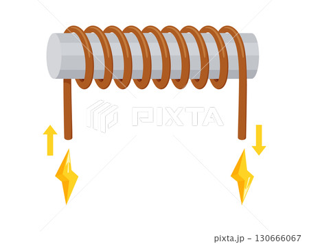 電磁石のイラスト 130666067