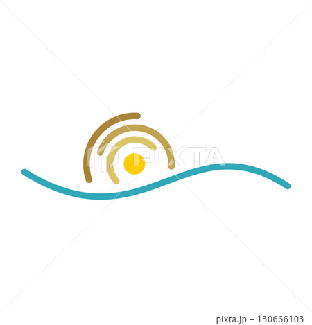 Abstract Sun Logo Template Illustration Design. Vector EPS 10. 130666103