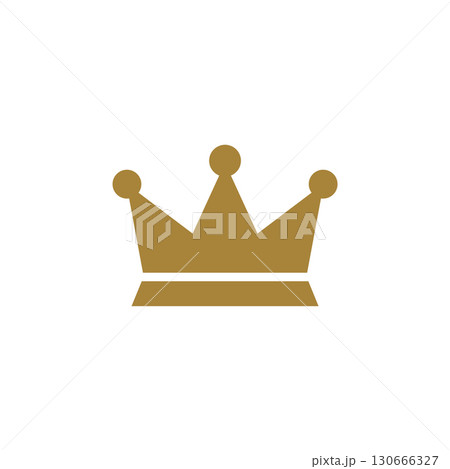 Heraldic Crown Logo Template Illustration Design. Vector EPS 10. 130666327