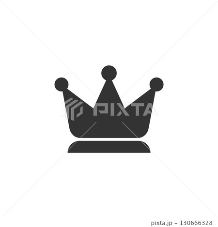 Heraldic Crown Logo Template Illustration Design. Vector EPS 10. Heraldic Crown Logo Template Illustration Design. Vector EPS 10. 130666328