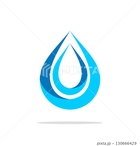 Abstract Ornamental Drop Water Logo Template Illustration Design Abstract Ornamental Drop Water Logo Template Illustration Design 130666429