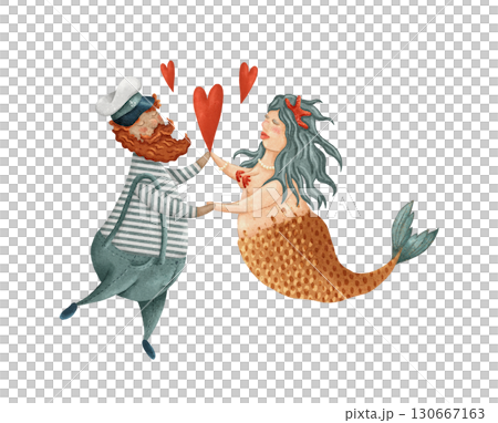 An Enchanting and Heartwarming Love Story about a Brave Sailor and a Gorgeous Mermaid 130667163