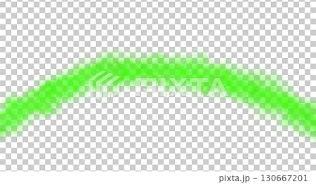 Green arc of smoke, fog or steam on transparent background mockup template for special effects and compositions Green arc of smoke, fog or steam on transparent background mockup template for special effects and compositions 130667201