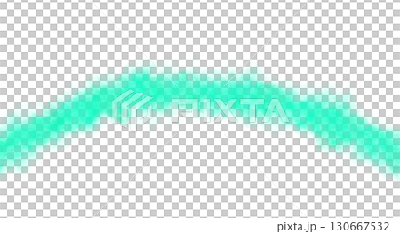 Turquoise or sea green arc of smoke, fog or steam on transparent background mockup template for special effects Turquoise or sea green arc of smoke, fog or steam on transparent background mockup template for special effects 130667532