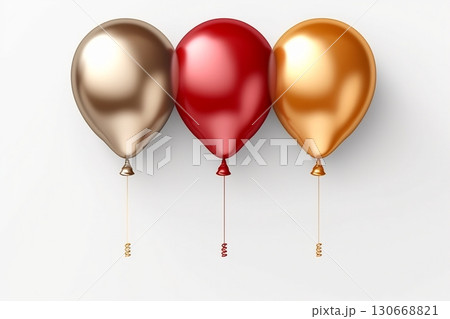 Bright balloons on display Bright balloons on display 130668821