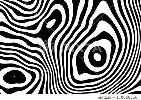 Stylish monochrome texture. Abstract liquid pattern for fashion, web, and branding. Eps 10 130669310