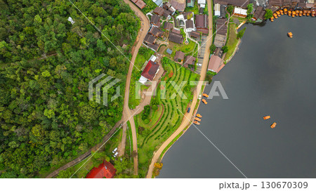 Aerial top View of Lakeside Village Aerial top View of Lakeside Village 130670309