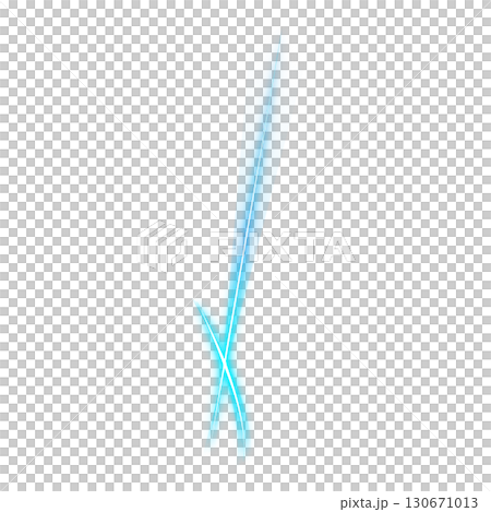 透明背景の青色発光曲線ビーム 透明背景の青色発光曲線ビーム 130671013