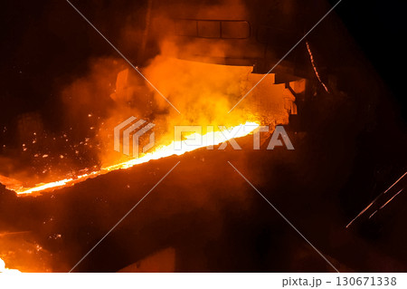 Plant for the production of metal. 130671338