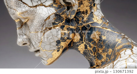 Exploring the beauty of human resilience through kintsugi art reflecting trauma and healing Exploring the beauty of human resilience through kintsugi art reflecting trauma and healing 130671392