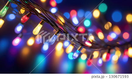 christmas lights glowing holiday celebration christmas lights glowing holiday celebration 130671593