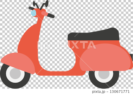 scooter vector illustration flat element 130671771