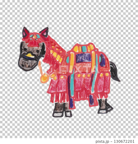 Cute illustration of Tohoku, Chagu Chagu Umako (Iwate Prefecture) Cute illustration of Tohoku, Chagu Chagu Umako (Iwate Prefecture) 130672201