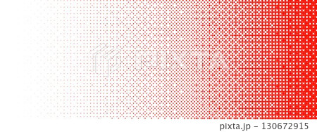 Red bitmap gradient texture. Fading pixelated 8 bit gradation pattern. Repeating dotted dither halftone background. Vanishing comic pop art overlay backdrop. Raster video game halfton patern. Vector Red bitmap gradient texture. Fading pixelated 8 bit gradation pattern. Repeating dotted dither halftone background. Vanishing comic pop art overlay backdrop. Raster video game halfton patern. Vector 130672915