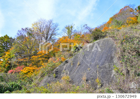 山の紅葉 秋風景 国道353号線からの眺め 新潟県十日町市 山の紅葉 秋風景 国道353号線からの眺め 新潟県十日町市 130672949