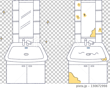 Clean and dirty sinks Clean and dirty sinks 130672998