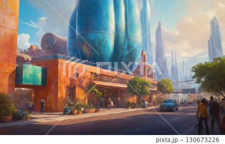 街から見た風景 130673226