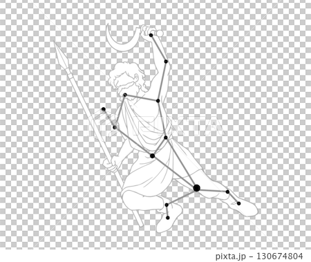 牧夫座單色插圖（含人物） 130674804