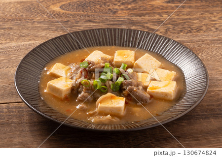 牛肉の麻婆豆腐スープ 牛肉の麻婆豆腐スープ 130674824