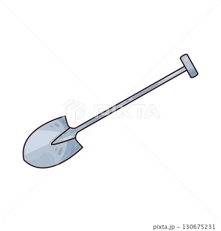 illustration of shovel 130675231