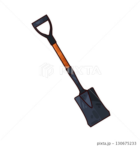 illustration of shovel 130675233