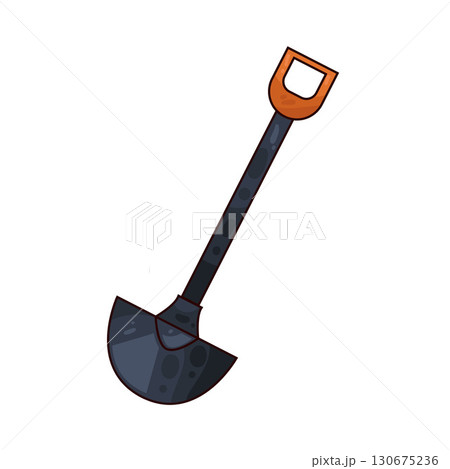 illustration of shovel 130675236