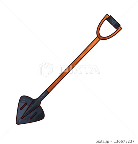 illustration of shovel 130675237