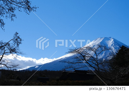 忍野八海から見る富士山 忍野八海から見る富士山 130676471