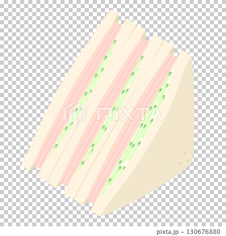 Ham sandwich icon Ham sandwich icon 130676880