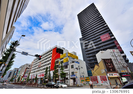 《愛知県》名古屋都市風景 今池の街並み 《愛知県》名古屋都市風景 今池の街並み 130676991