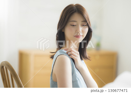 若い女性、ビューティーイメージ   130677471