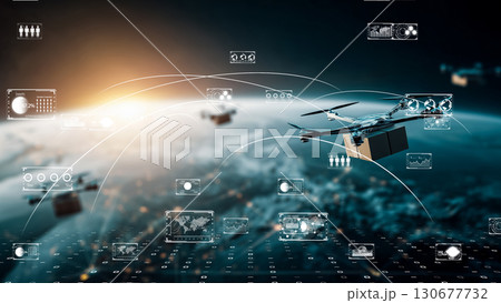 AIと自動化の物流システム AIと自動化の物流システム 130677732