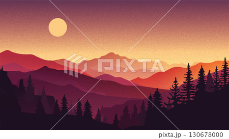 Peaceful Mountain Valley at Dawn Peaceful Mountain Valley at Dawn 130678000