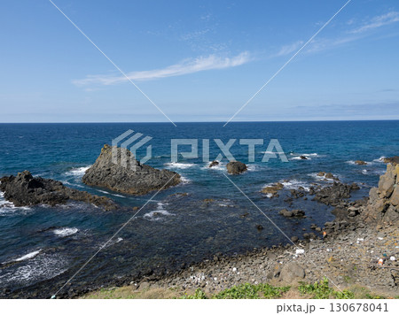 北海道礼文島の風景　スコトン岬 130678041