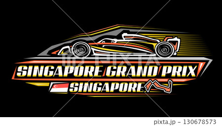 Vector logo for Singapore Grand Prix 130678573