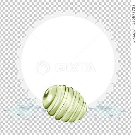 Illustration of olives and olive oil in watercolor style inspired by the beauty of nature and Italian cuisine frame, border, arrangement 130678785