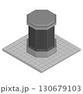 metro underground ventilation shaft isometric illustration 130679103