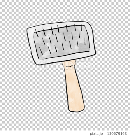 Slicker brush for trimming 130679168